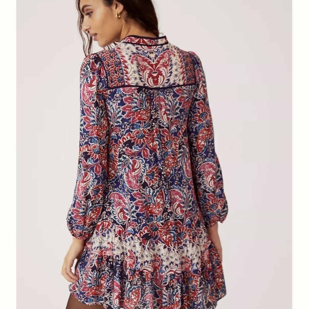 Anthropologie Spliced Tunic Dress Womens Large - Picture 6 of 10